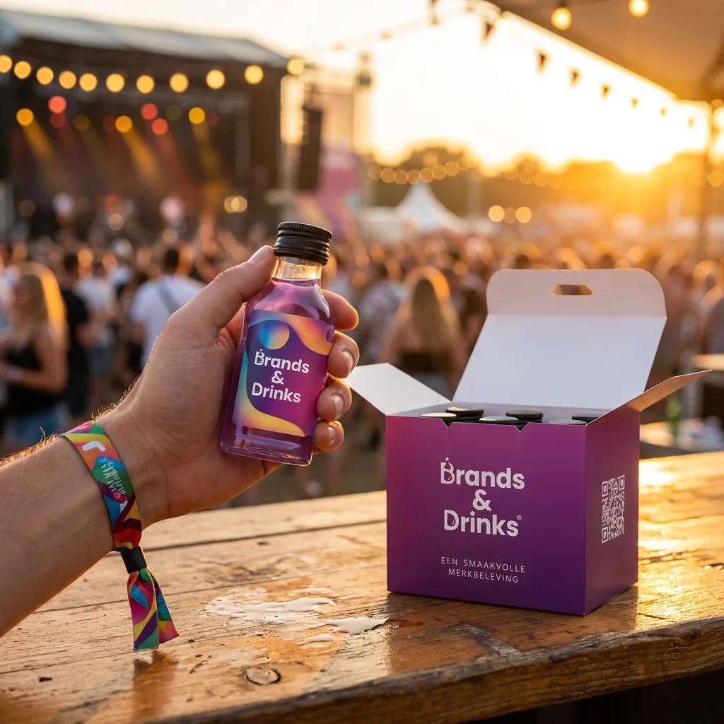 Festivals met drank met eigen etiket van Brands & Drinks
