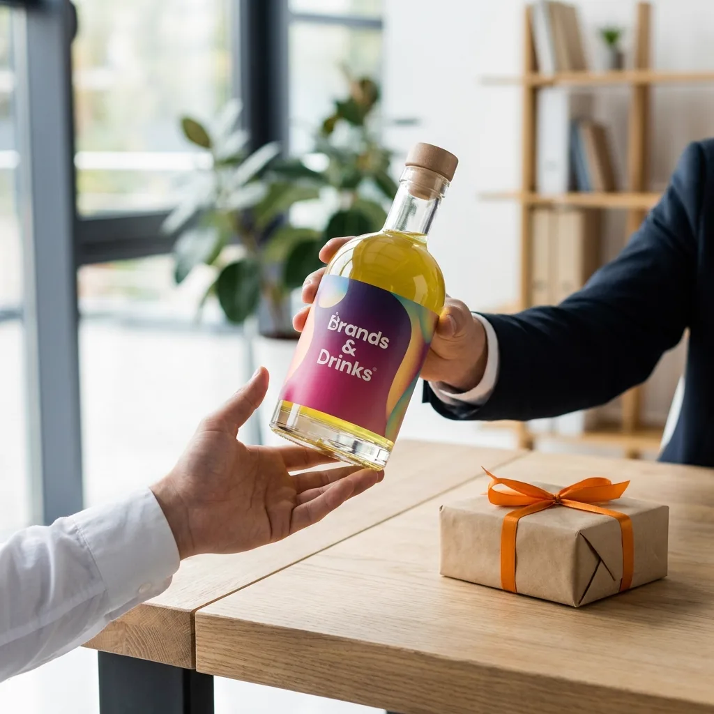 Relatiegeschenken met drank met eigen etiket van Brands & Drinks